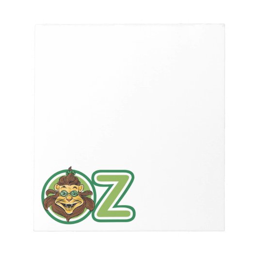 tovenaar van Oz, leeuw in de letter O Notitieblok (Voorkant)