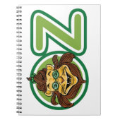 tovenaar van Oz, leeuw in de letter O Notitieboek (Voorkant)