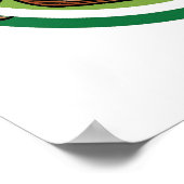 tovenaar van Oz, leeuw in de letter O Poster (Hoek)