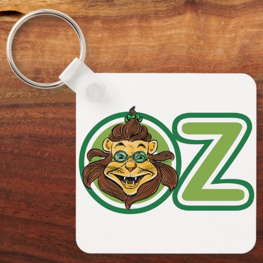  tovenaar van Oz, leeuw in de letter O Sleutelhanger (Voorkant)