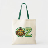 tovenaar van Oz, leeuw in de letter O Tote Bag (Voorkant)