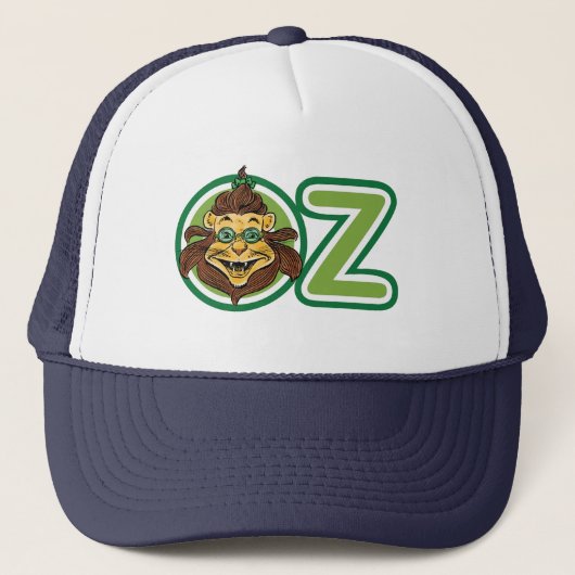 tovenaar van Oz, leeuw in de letter O Trucker Pet (Voorkant)