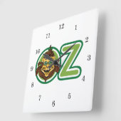  tovenaar van Oz, leeuw in de letter O Vierkante Klok (Hoek)