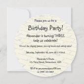  tovenaar van Oz Lion, Kindergeboortedag Kaart (Achterkant)