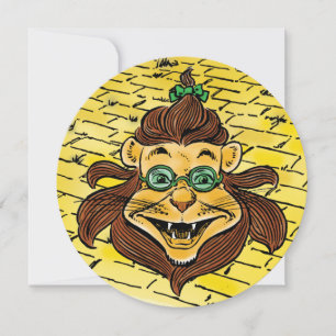 tovenaar van Oz Lion, Kindergeboortedag Kaart