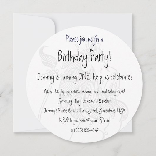  tovenaar van Oz Lion, Kindergeboortedag Kaart (Achterkant)