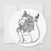  tovenaar van Oz Lion, Kindergeboortedag Kaart (Voorkant)