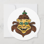  tovenaar van Oz Lion, Kindergeboortedag Kaart (Voorkant)