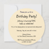  tovenaar van Oz Lion, Kindergeboortedag Kaart (Achterkant)