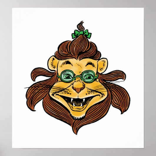  Tovenaar van Oz, Lon die Groene Glasbril draagt Poster (Voorkant)