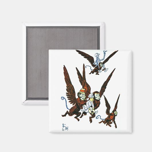 Tovenaar van Oz Magneet (Voorkant / Achterkant)