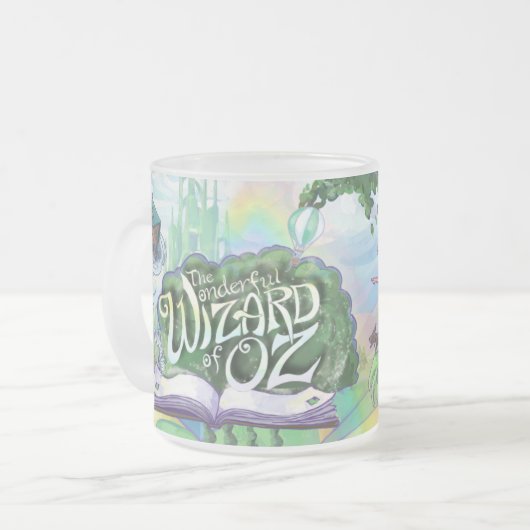 Tovenaar van Oz Matglas Koffiemok (Voorkant links)