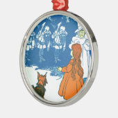 Tovenaar van Oz Metalen Ornament (Links)