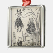 Tovenaar van Oz Metalen Ornament (Links)