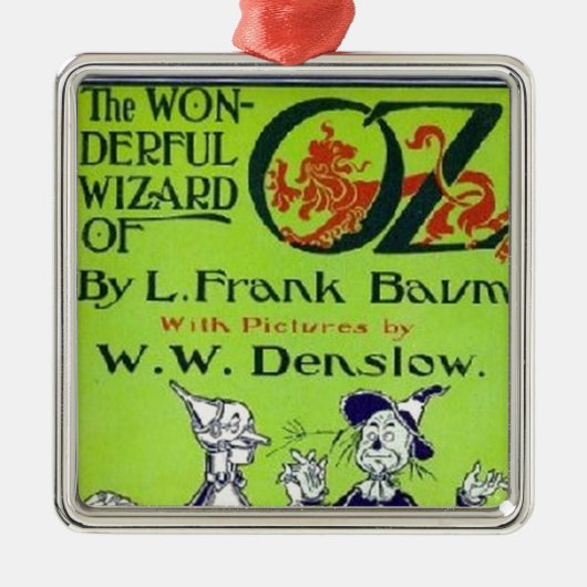 Tovenaar van Oz Metalen Ornament (Voorkant)