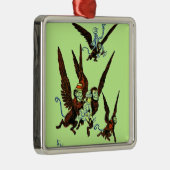Tovenaar van Oz Metalen Ornament (Rechts)