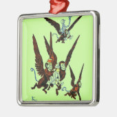 Tovenaar van Oz Metalen Ornament (Links)
