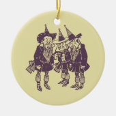 Tovenaar van Oz Munchkins Keramisch Ornament (Voorkant)