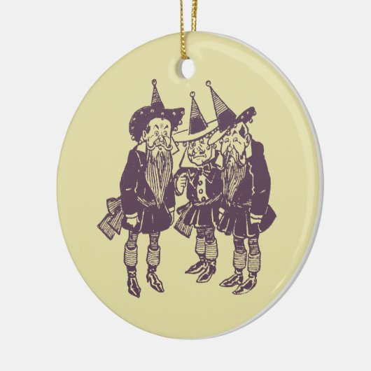 Tovenaar van Oz Munchkins Keramisch Ornament (Links)