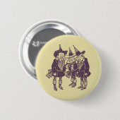 Tovenaar van Oz Munchkins Ronde Button 5,7 Cm (Voorkant /achterkant)