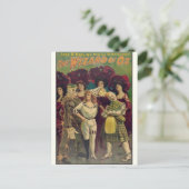 Tovenaar van Oz Musical Vintage Poster 1903 Briefkaart (Staand voorkant)