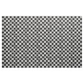 Tovenaar van Oz op Zwarte en Witte Checkerboard Stof (Fat Quarter)