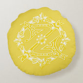 Tovenaar van Oz Pillow Rond Kussen (Achterkant)