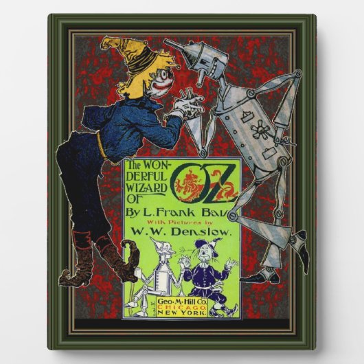 Tovenaar van Oz Plaque Fotoplaat (Voorkant)