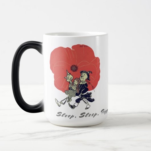 Tovenaar van Oz Poppies Sleep | Magische Mok (Links)