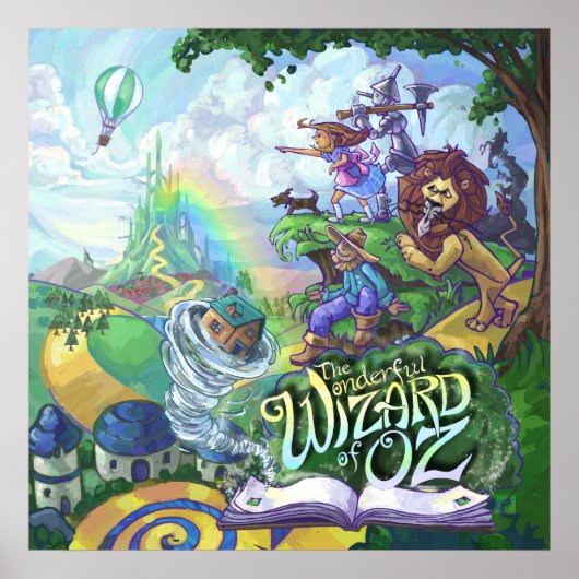 Tovenaar van Oz Poster (Voorkant)