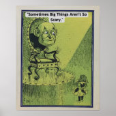  Tovenaar van Oz poster met Dorothy en Oz (Voorkant)