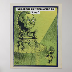 Tovenaar van Oz poster met Dorothy en Oz