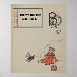  Tovenaar van Oz Poster met Dorothy en Toto