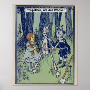  tovenaar van Oz poster - Samen zijn we heel