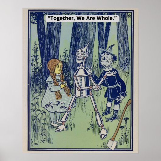 tovenaar van Oz poster - Samen zijn we heel (Voorkant)