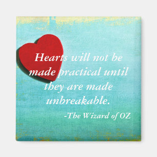 Tovenaar van OZ quote magnet