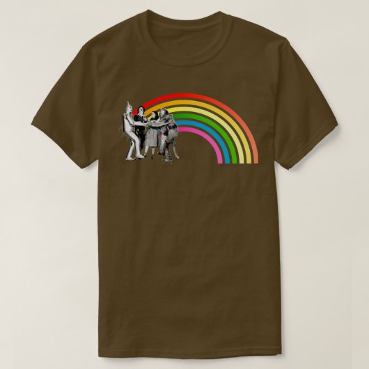 Tovenaar van Oz Rainbow T-shirt (Design voorkant)