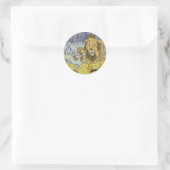 Tovenaar van Oz Ronde Sticker (Tas)