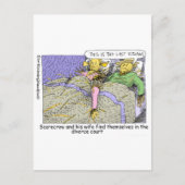 Tovenaar van Oz Scarecrow Funny Cartoon Mokken T - Briefkaart (Voorkant)