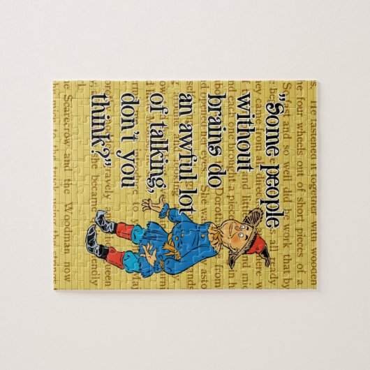 Tovenaar van Oz-Scarecrow Legpuzzel (Horizontaal)