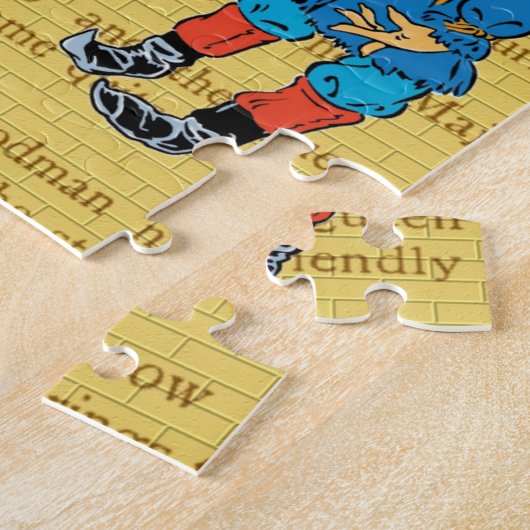 Tovenaar van Oz-Scarecrow Legpuzzel (Zijkant)