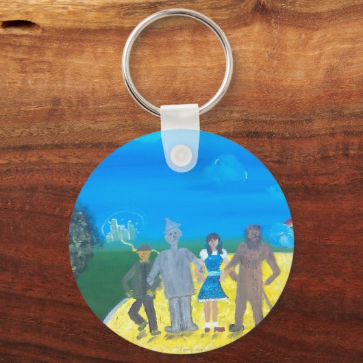 Tovenaar van Oz Sleutelhanger (Voorkant)