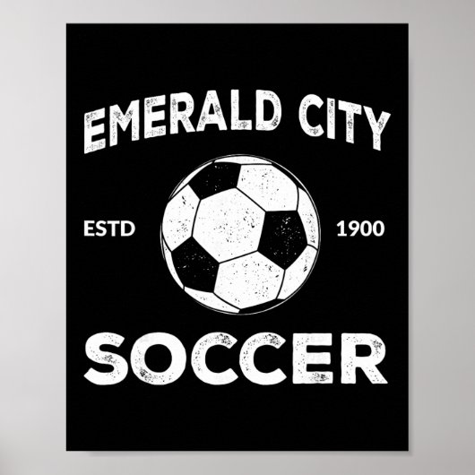 Tovenaar van Oz Smaragd Stad Voetbal Costuum Poster (Voorkant)