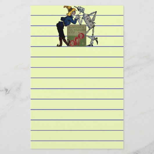 Tovenaar van Oz Stationery Briefpapier (Voorkant)
