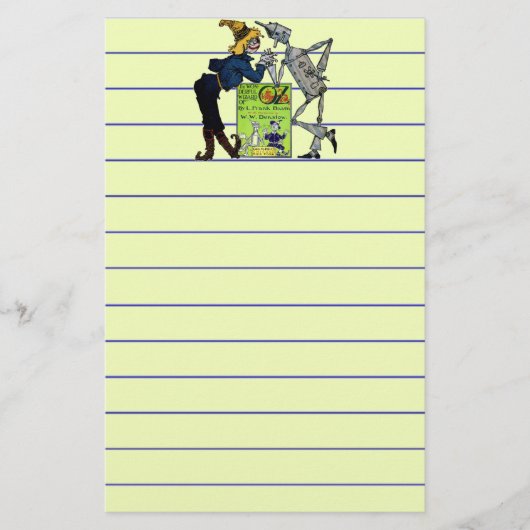 Tovenaar van Oz Stationery Briefpapier (Voorkant)