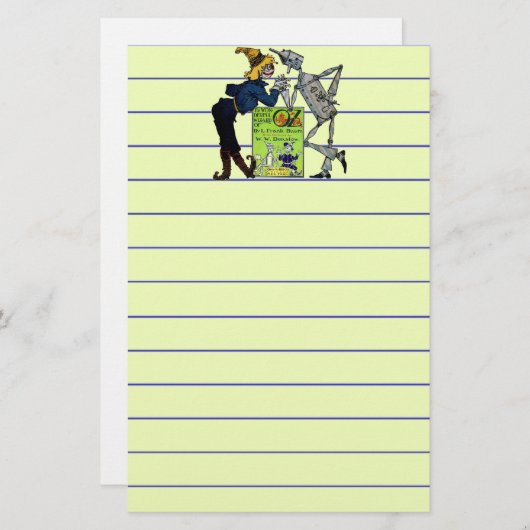 Tovenaar van Oz Stationery Briefpapier (Voorkant / Achterkant)