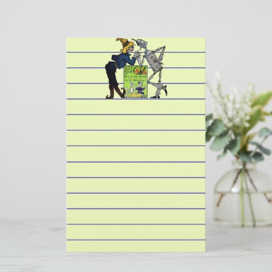 Tovenaar van Oz Stationery Briefpapier (Staand voorkant)
