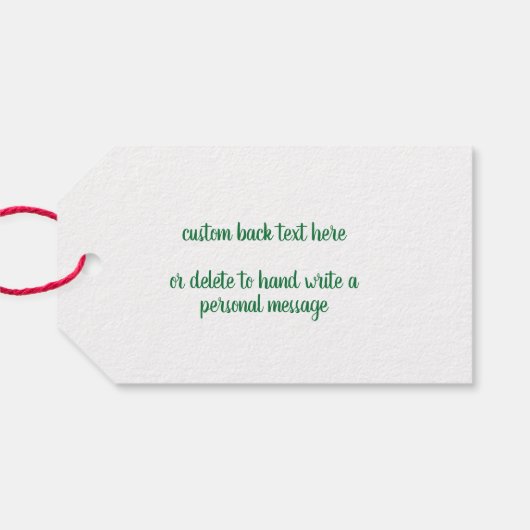  Tovenaar van Oz, The Emerald City Cadeaulabel (Achterkant Horizontaal)