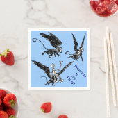 Tovenaar van Oz, Tin Man Custom Kinderfeest Servetten (Insitu)