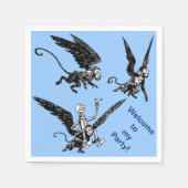 Tovenaar van Oz, Tin Man Custom Kinderfeest Servetten (Voorkant)